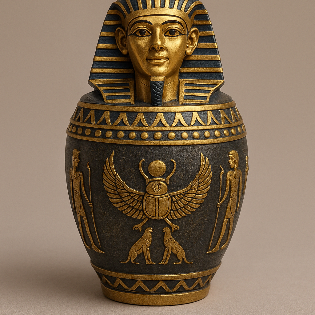 Pharaoh Canopic Vessel