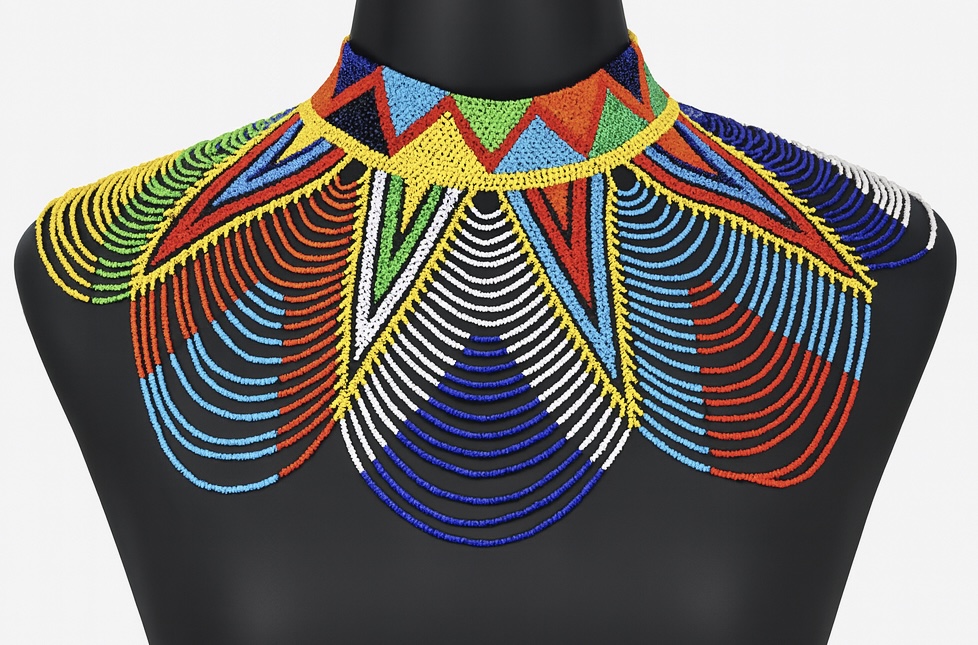 Sunburst Chevron Collar